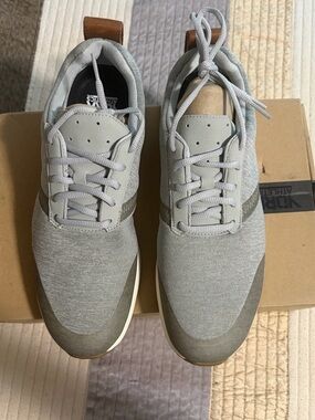 Men's Grey Athletic Sneakers with Cushioned Comfort